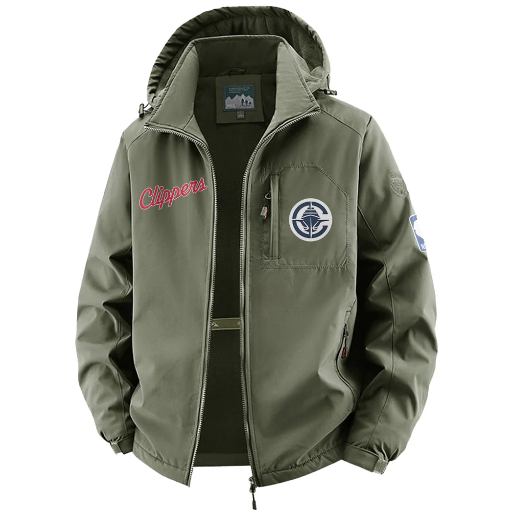 Rising Sport Fans Fleece Windbreaker Jacket, Performance Barrier Jacket HVN1435LA - Green - Image 2