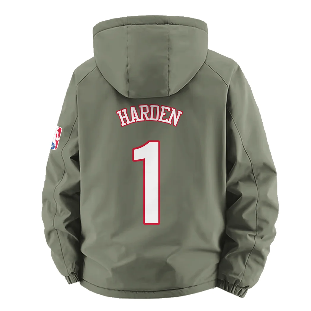 Rising Sport Fans Fleece Windbreaker Jacket, Performance Barrier Jacket HVN1435LA - Green - Image 4