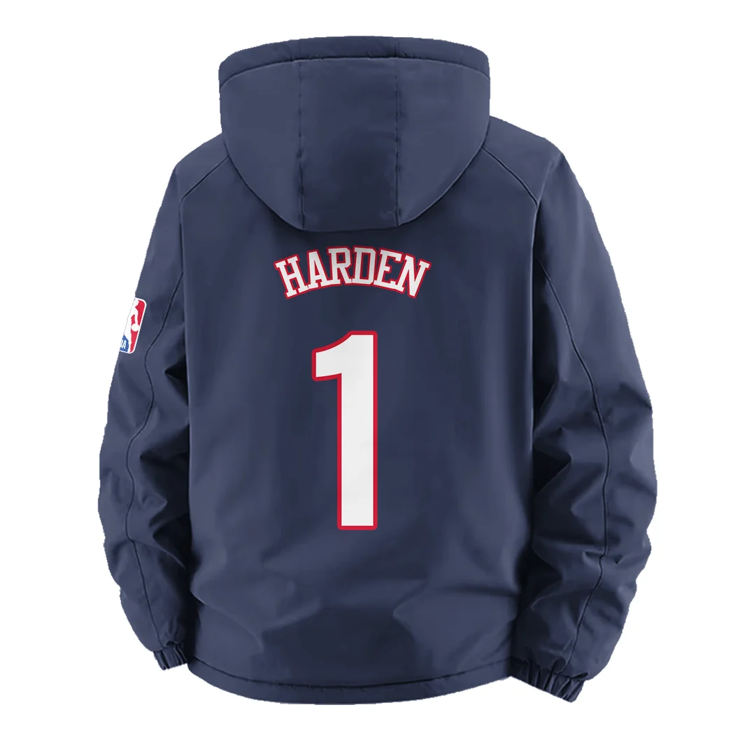 Rising Sport Fans Fleece Windbreaker Jacket, Performance Barrier Jacket HVN1435LA - Navy - Image 4