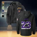 Everyday Supporter Nation Flannel Hoodie, Classic Flannel Sport Hoodie HVN1435LA - Black