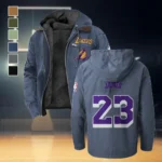 Everyday Supporter Nation Flannel Hoodie, Classic Flannel Sport Hoodie HVN1435LA - Navy Blue