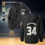 Everyday Fan Lifestyle Flannel Hoodie, True Fan Hooded Flannel HVN1435MB - Black