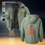 True Fan Spirit Flannel Hoodie, Fan Pride Hooded Flannel HVN1435NY - Light Green