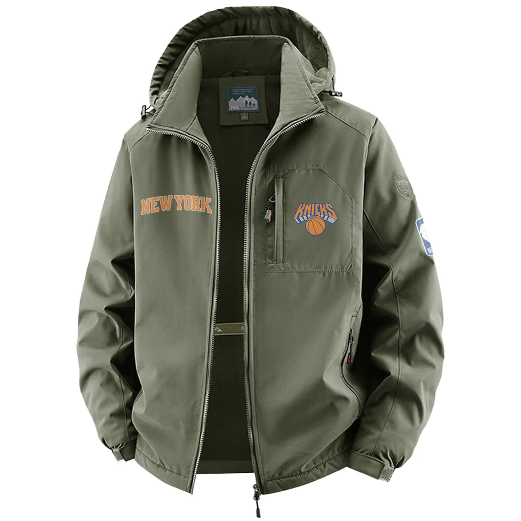 True Fan Spirit Fleece Windbreaker Jacket, Outdoor Activity Defense HVN1435NY - Green - Image 2
