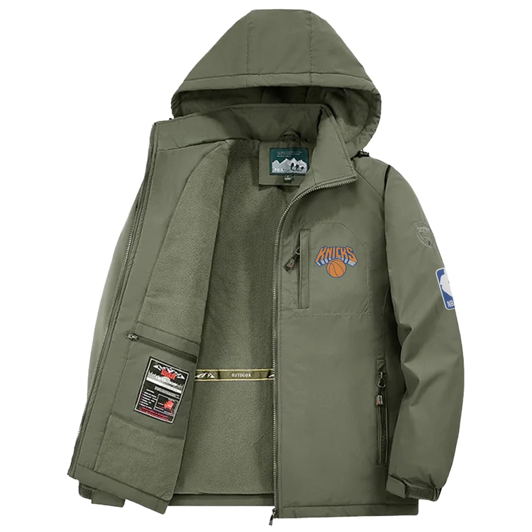 True Fan Spirit Fleece Windbreaker Jacket, Outdoor Activity Defense HVN1435NY - Green - Image 3