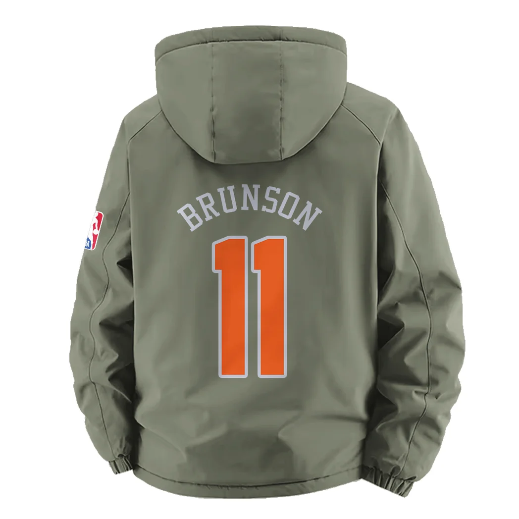 True Fan Spirit Fleece Windbreaker Jacket, Outdoor Activity Defense HVN1435NY - Green - Image 4