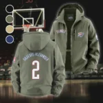 Sport Spirit Nation Fleece Windbreaker Jacket, Cozy Fleece-Lined Windbreaker HVN1435OC - Green