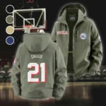 Loyal Court Fans Fleece Windbreaker Jacket, Brushed Fleece Wind-Resist Layer HVN1435PH - Green