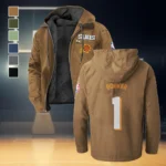 Bold Basketball Nation Flannel Hoodie, Essential Fan Flannel Hoodie HVN1435PS - Camel