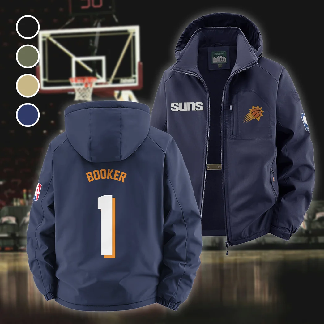 Bold Basketball Nation Fleece Windbreaker Jacket, Luxe Fleece Exterior HVN1435PS - Navy