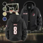 Sport Spirit Fans Fleece Windbreaker Jacket, Anti-Pill Wind-Blocking Fleece HVN1435PT - Black