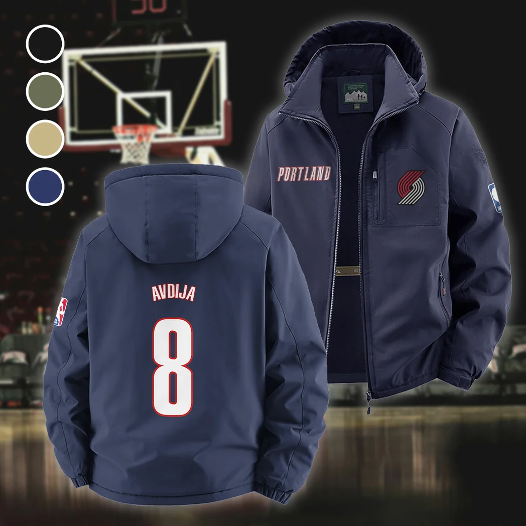 Sport Spirit Fans Fleece Windbreaker Jacket, Anti-Pill Wind-Blocking Fleece HVN1435PT - Navy