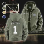 Athletic Slam Crew Fleece Windbreaker Jacket, Premium Bonded Fleece HVN1435SA - Green