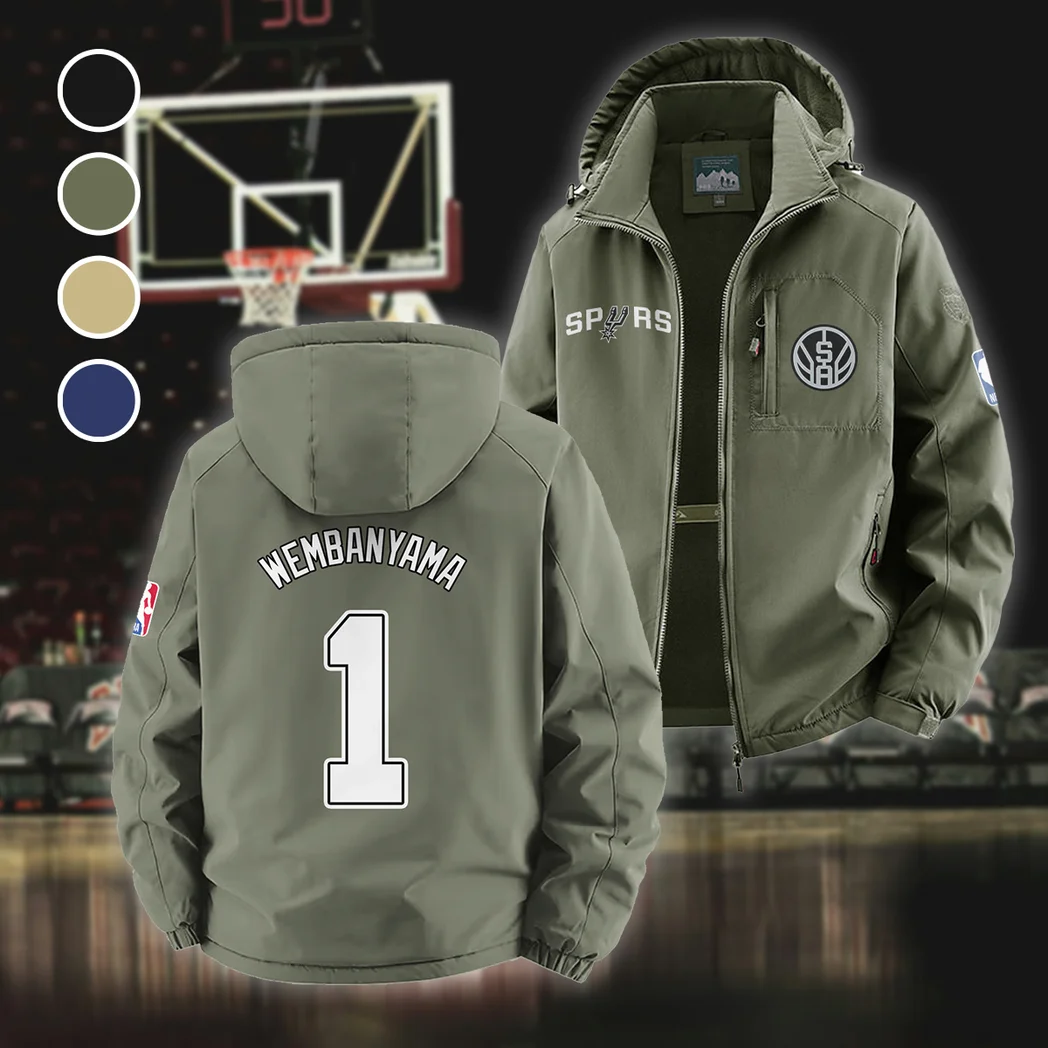 Athletic Slam Crew Fleece Windbreaker Jacket, Premium Bonded Fleece HVN1435SA - Green