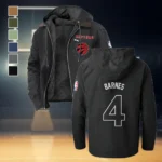 All-Season Sport Supporters Flannel Hoodie, Athletic Lifestyle Fan Hoodie HVN1435TR - Black