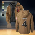 All-Season Sport Supporters Flannel Hoodie, Athletic Lifestyle Fan Hoodie HVN1435TR - Camel