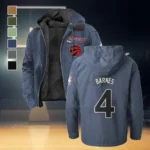 All-Season Sport Supporters Flannel Hoodie, Athletic Lifestyle Fan Hoodie HVN1435TR - Navy Blue