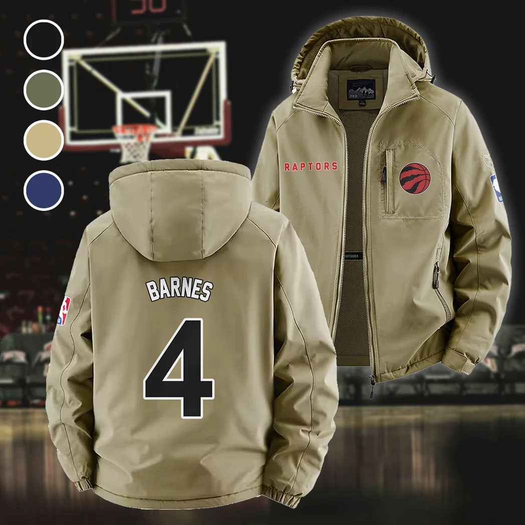 All-Season Sport Supporters Fleece Windbreaker Jacket, Ultra-Soft Wind-Stop Fabric HVN1435TR - Khaki