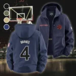 All-Season Sport Supporters Fleece Windbreaker Jacket, Ultra-Soft Wind-Stop Fabric HVN1435TR - Navy