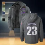 Game Day Spirit Flannel Hoodie, Classic Flannel Sport Hoodie HVN1435UJ - Gray