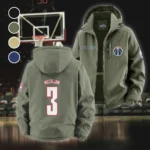 Bold Basketball Pride Fleece Windbreaker Jacket, Breathable Fleece Windwear HVN1435WW - Green