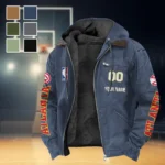 Sport Spirit Supporters Flannel Hoodie, Sport Fan Flannel Hoodie HVN1436AH - Navy Blue