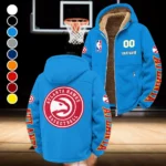 Sport Spirit Supporters Winter Fleece Jacket, Thermal Winter Fleece HVN1436AH - Cyan