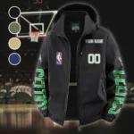 All-Season Court Pride Fleece Windbreaker Jacket, Insulated Windbreaker Fleece HVN1436BC - Black