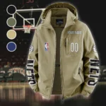 Rising Hoop Family Fleece Windbreaker Jacket, All-Weather Fleece Shield HVN1436BN - Khaki