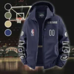 Rising Hoop Family Fleece Windbreaker Jacket, All-Weather Fleece Shield HVN1436BN - Navy