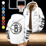 Rising Hoop Family Winter Fleece Jacket, Extreme Cold Fleece Coat HVN1436BN - White