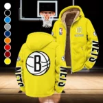 Rising Hoop Family Winter Fleece Jacket, Extreme Cold Fleece Coat HVN1436BN - Yellow