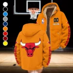True Basketball Lifestyle Winter Fleece Jacket, Sub-Zero Fleece Jacket HVN1436CB - Orange