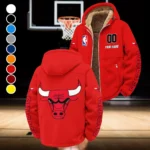True Basketball Lifestyle Winter Fleece Jacket, Sub-Zero Fleece Jacket HVN1436CB - Red