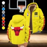 True Basketball Lifestyle Winter Fleece Jacket, Sub-Zero Fleece Jacket HVN1436CB - Yellow