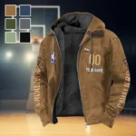 Supporter Spirit Squad Flannel Hoodie, Fan Squad Flannel Hoodie HVN1436CC - Camel