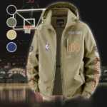 Supporter Spirit Squad Fleece Windbreaker Jacket, Storm-Blocker Fleece HVN1436CC - Khaki