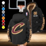 Supporter Spirit Squad Winter Fleece Jacket, Deep Winter Comfort Fleece HVN1436CC - Black
