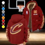 Supporter Spirit Squad Winter Fleece Jacket, Deep Winter Comfort Fleece HVN1436CC - Wine