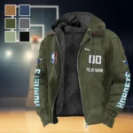 All-Season Court Culture Flannel Hoodie, Stadium Ready Flannel Hoodie HVN1436CH - Green