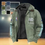All-Season Court Culture Flannel Hoodie, Stadium Ready Flannel Hoodie HVN1436CH - Light Green