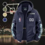 All-Season Court Culture Fleece Windbreaker Jacket, Core-Warmth Windbreaker HVN1436CH - Navy