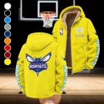 All-Season Court Culture Winter Fleece Jacket, Insulated Sport Hoody HVN1436CH - Yellow