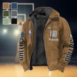 Basketball Lifestyle Squad Flannel Hoodie, Everyday Supporter Hooded Flannel HVN1436DM - Camel