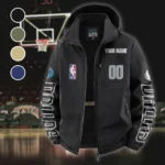 Basketball Lifestyle Squad Fleece Windbreaker Jacket, Essential Cold & Wind Barrier HVN1436DM - Black