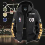 Loyal Supporter Energy Fleece Windbreaker Jacket, Dual-Layer Protection Jacket HVN1436DN - Black