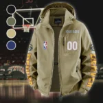 Loyal Supporter Energy Fleece Windbreaker Jacket, Dual-Layer Protection Jacket HVN1436DN - Khaki