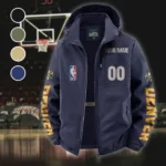 Loyal Supporter Energy Fleece Windbreaker Jacket, Dual-Layer Protection Jacket HVN1436DN - Navy
