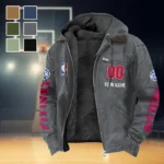 Sport Spirit Family Flannel Hoodie, Street Style Sport Hoodie HVN1436DP - Gray