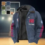 Sport Spirit Family Flannel Hoodie, Street Style Sport Hoodie HVN1436DP - Navy Blue